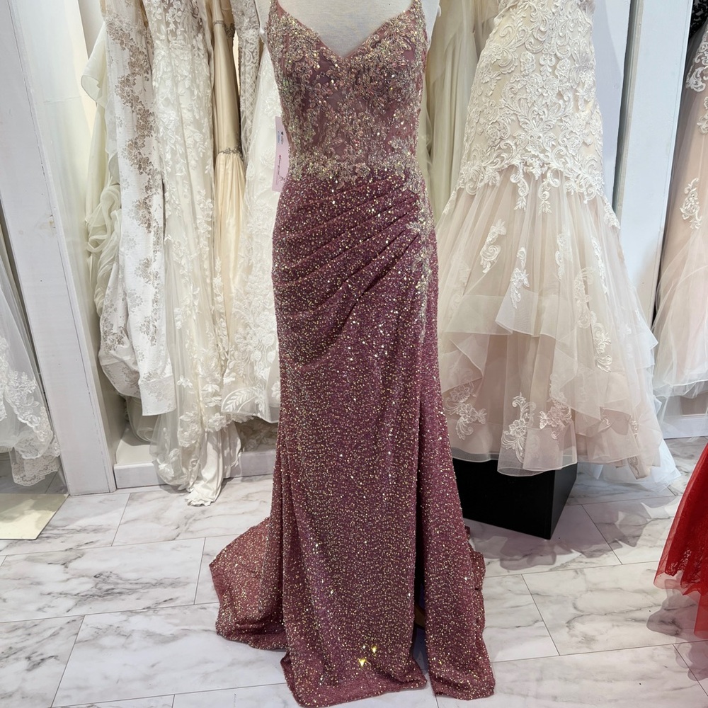 Elegant Sequin Evening Gown